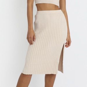 SHOWPO knit midi skirt
